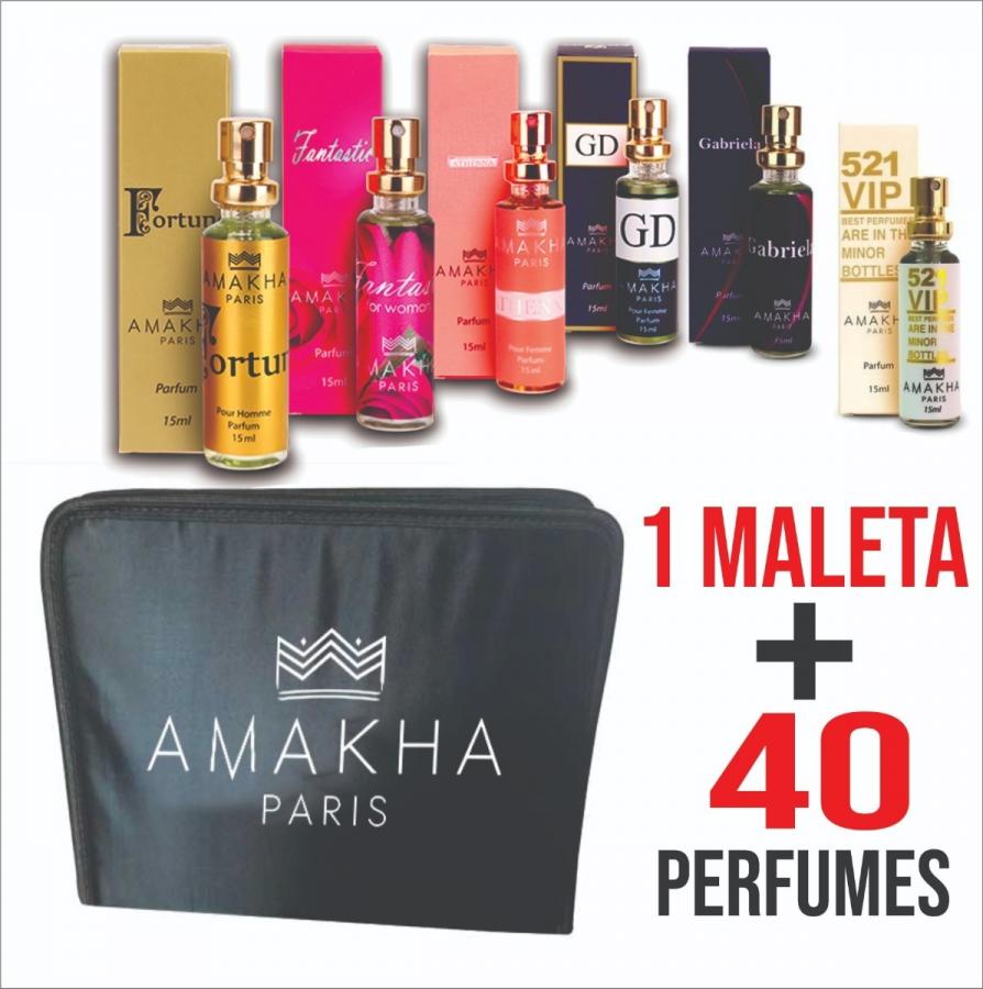 Pack 40 Perfumes + Maleta Para 40 Perfumes (Precio  Reventa)