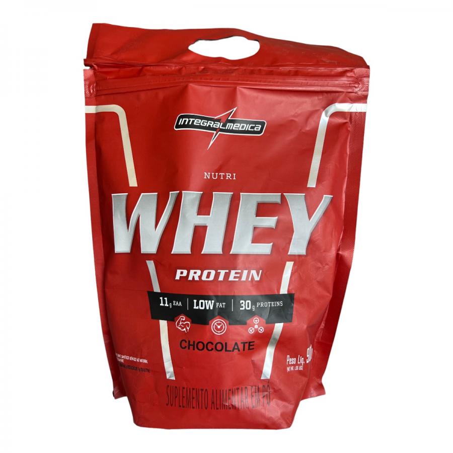 Proteína Whey Protein Integralmédica Sabor Chocolcate 907grs