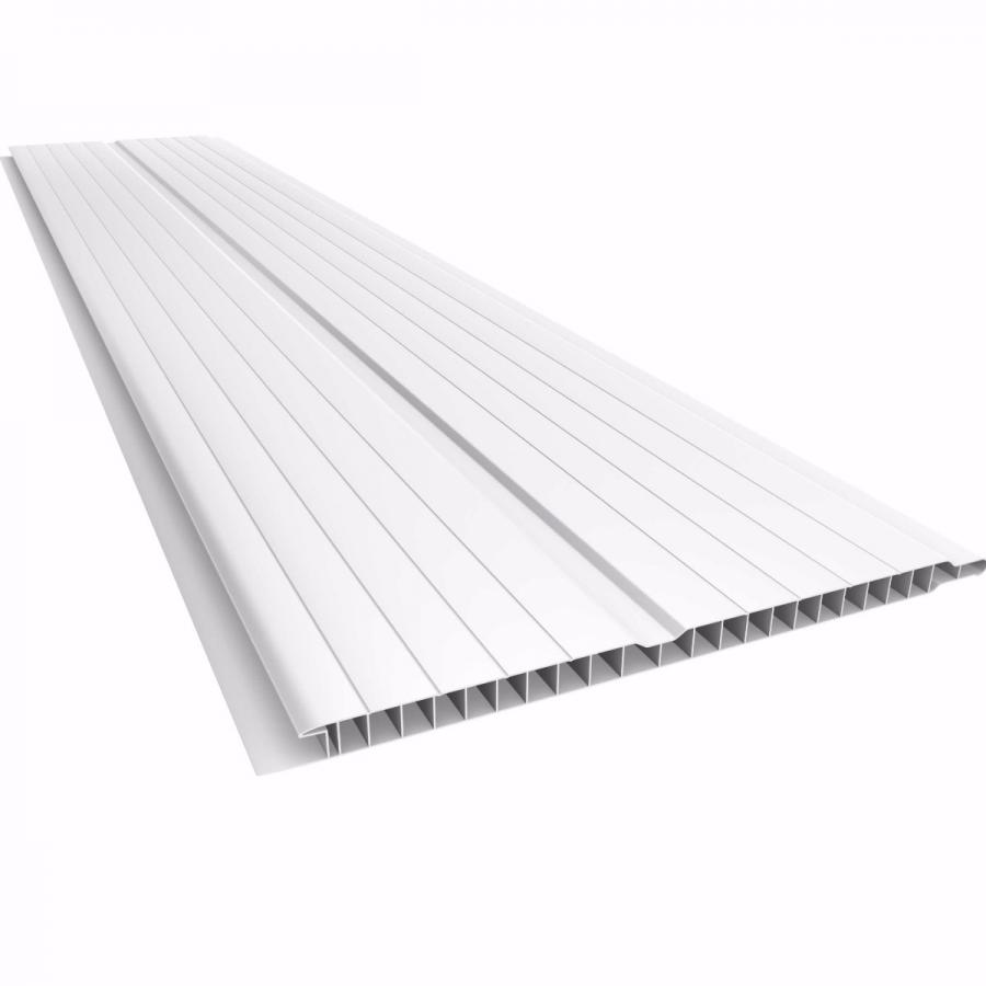 Tabla geminiada cielorraso pvc blanco 6mm de espesor