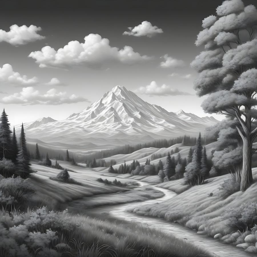 dibujo de paisaje