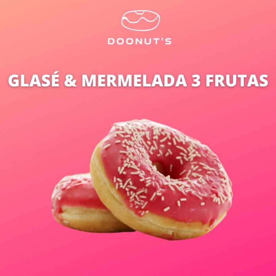 Dona rellena de mermelada 