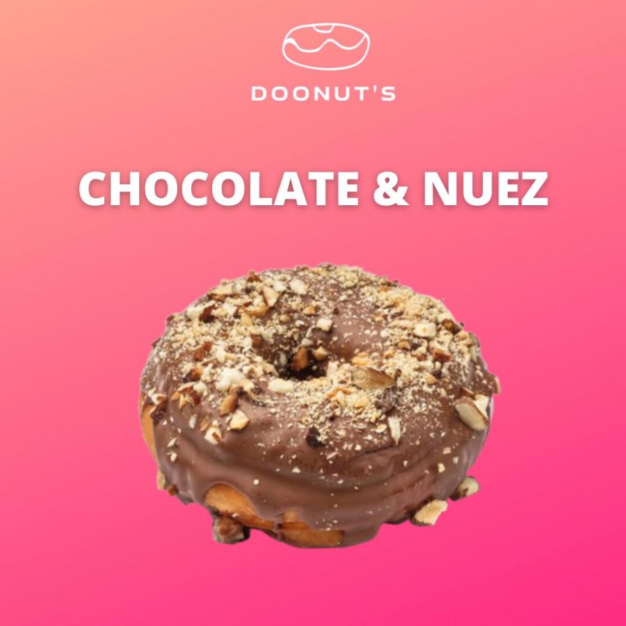 Dona chocolate y nueces
