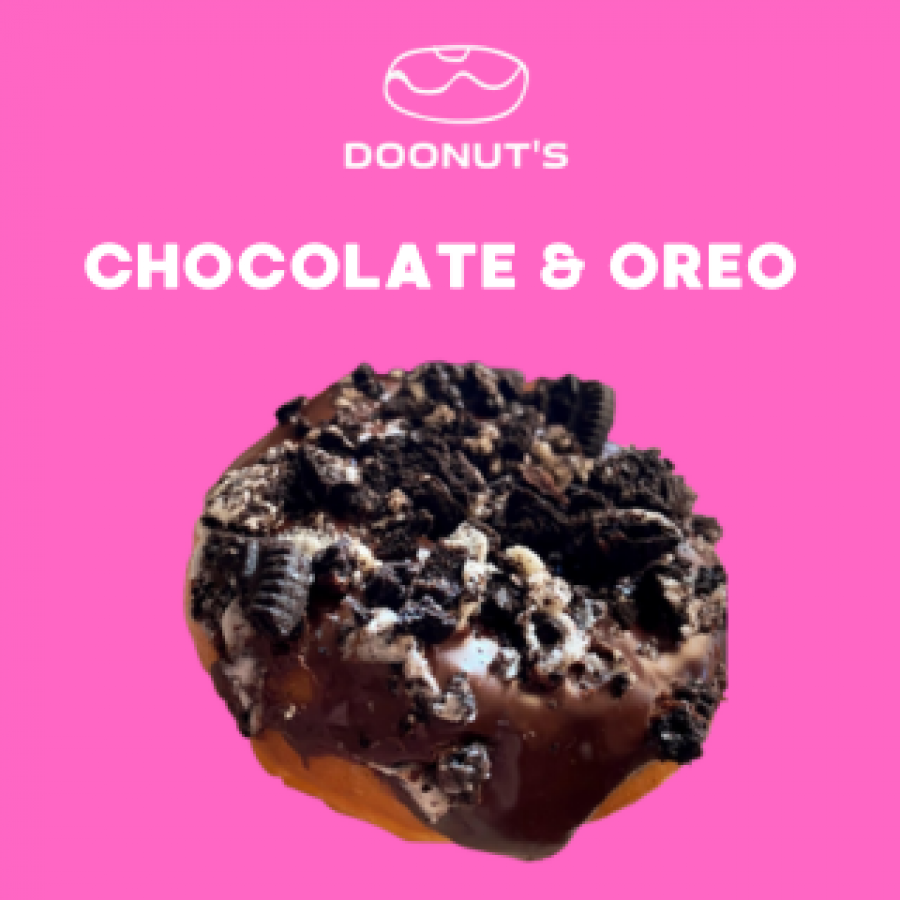 Dona chocolate y oreo