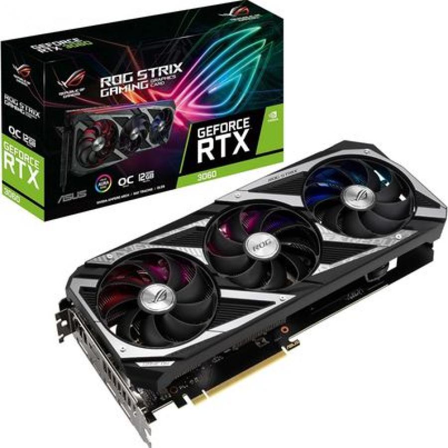 Placa de Video ROG STRIX RTX3060 O12G GAMING