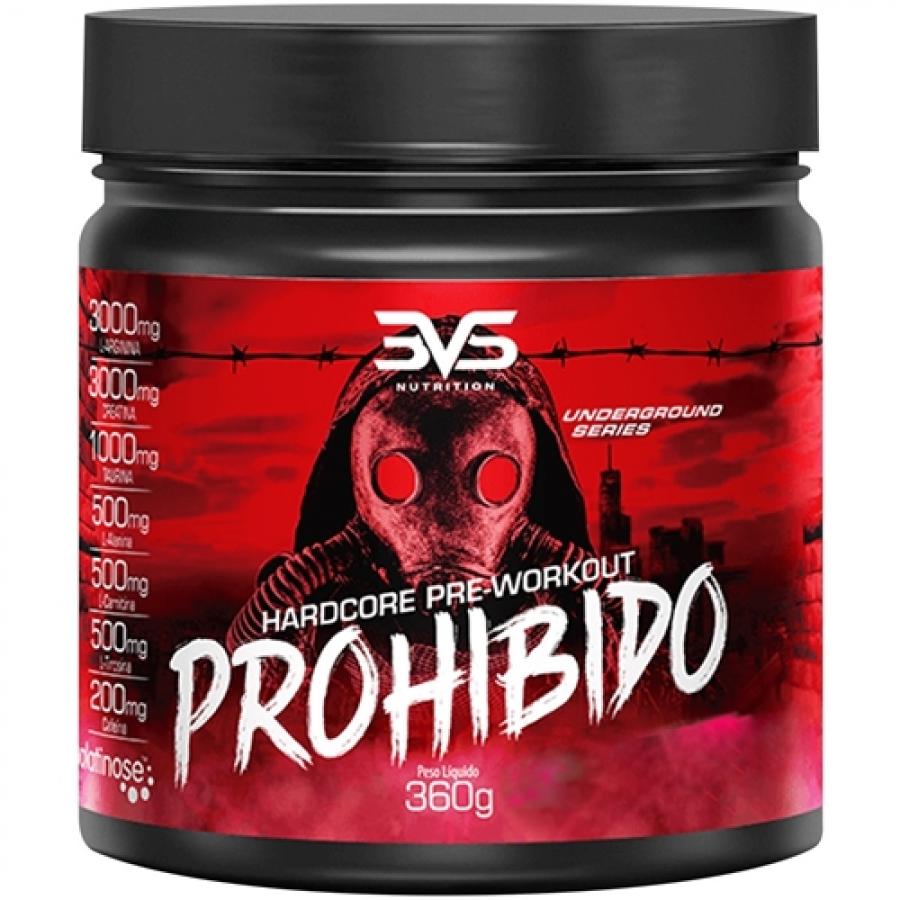Pre Entreno Prohibido Importado 3V3 360grs varios sabores 