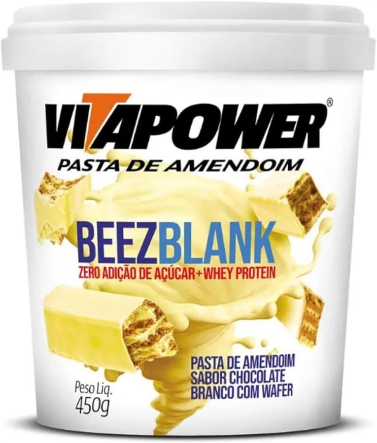 Pasta Vitapower Zero Açúcar sabor Beez Blanco + Whey Protein