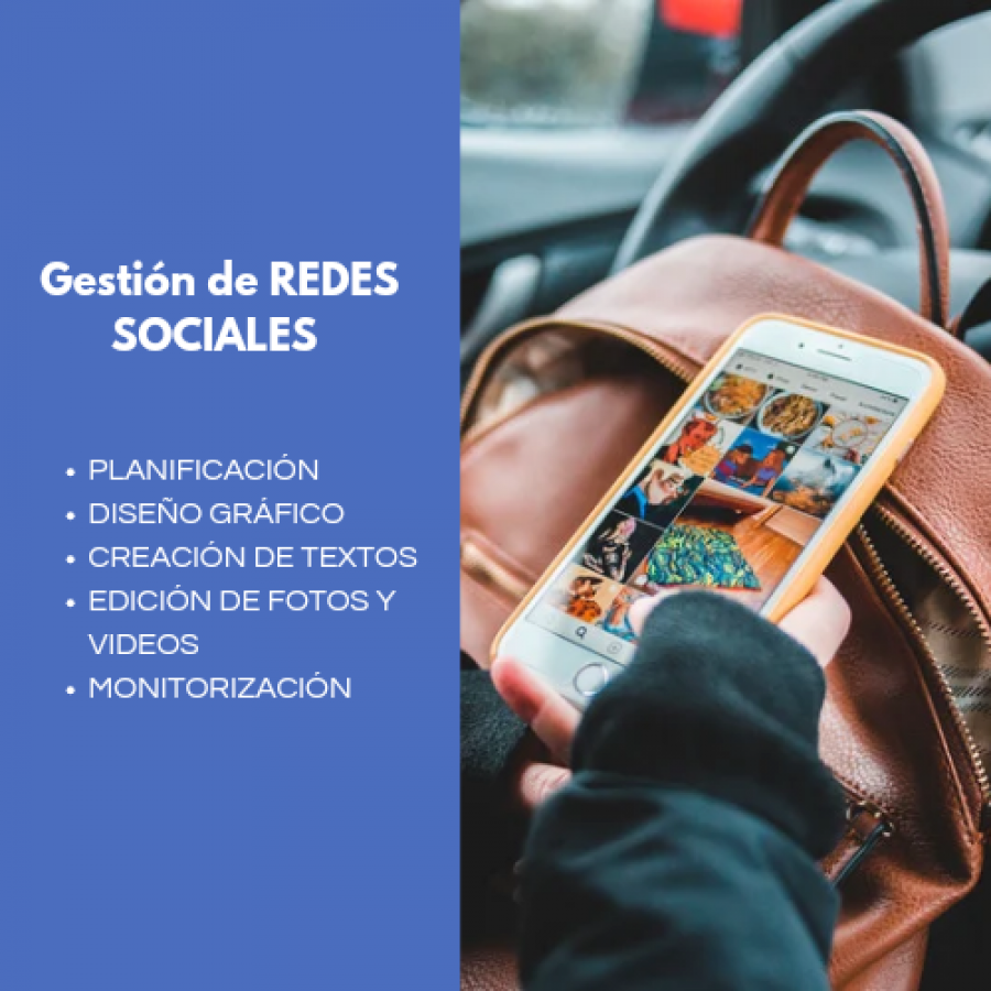 Gestión de REDES SOCIALES  plan PRESENCIA