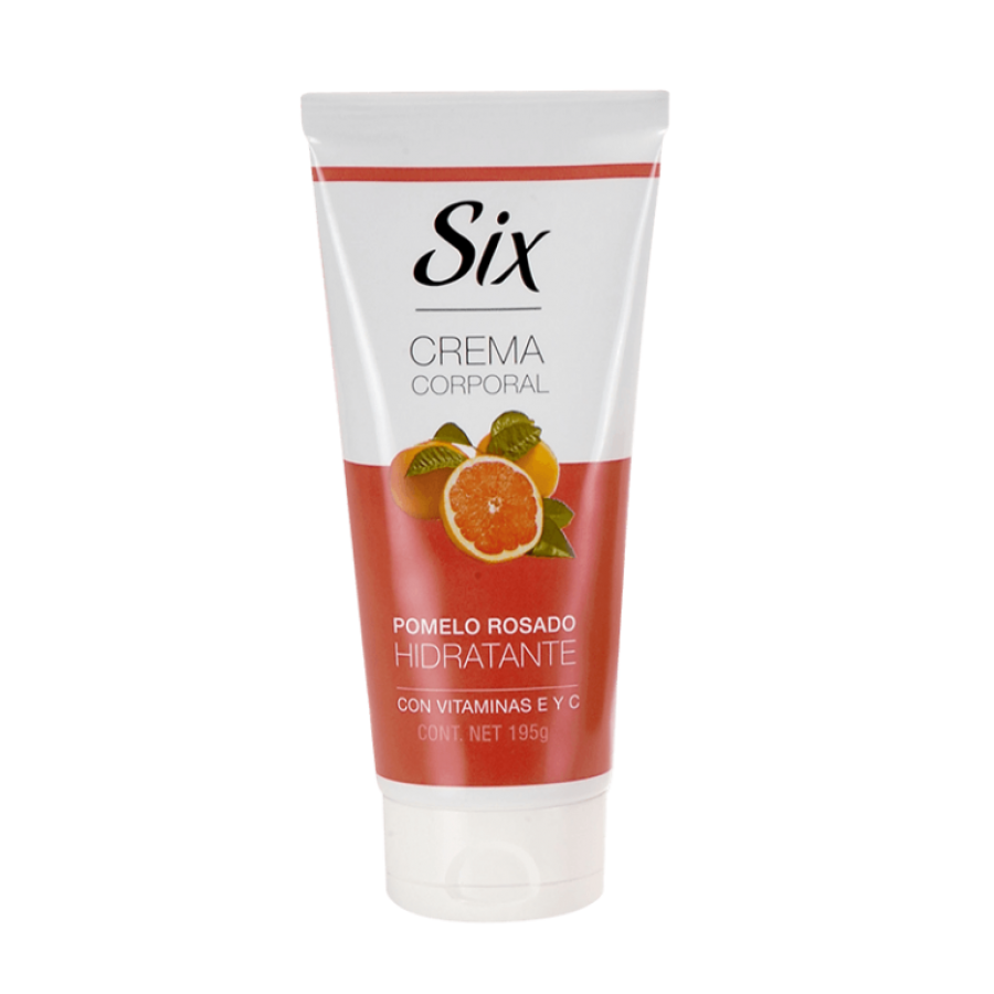 Crema Corporal Six 195g  - Pomelo Rosado 