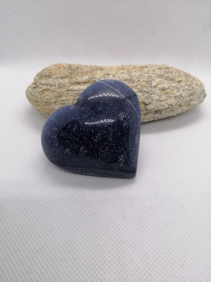 Corazón Cuarzo Azul 