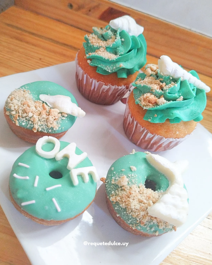 Mini donas temáticas x10