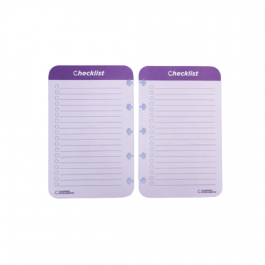 Checklist para cuaderno inteligente