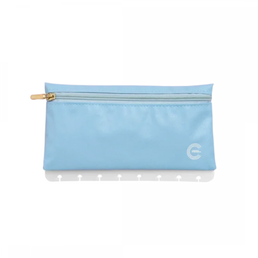 Cartuchera para cuaderno inteligente color celeste