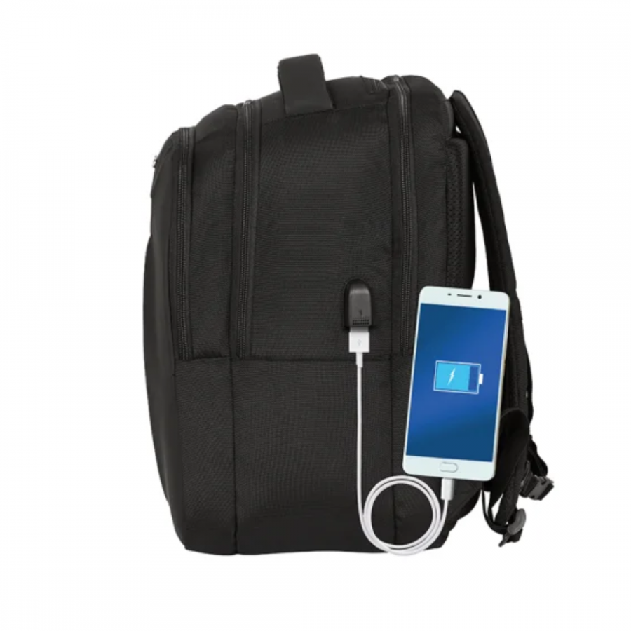 Mochila para Notebook Safta color negro 15,6"