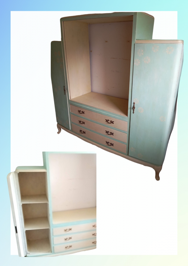 Mueble reciclado tipo tocador