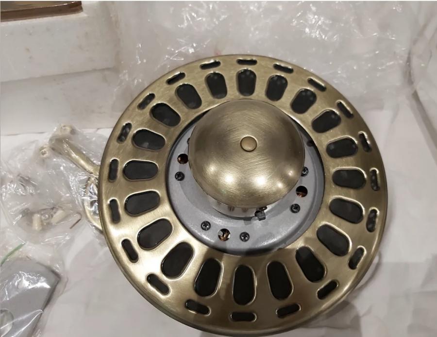 Ventilador Techo joya pavonado