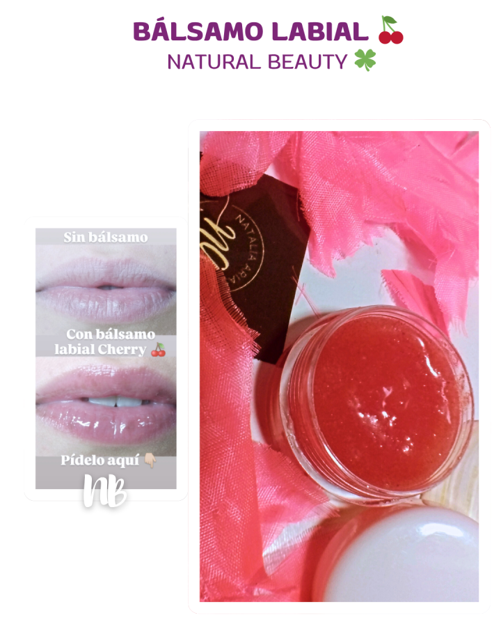 Bálsamo labial 🍒 Cherry Beauty 