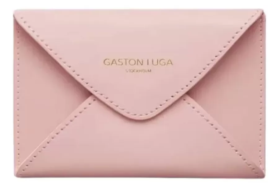 Gaston Luga Estuche Pasaporte Passet Rosado