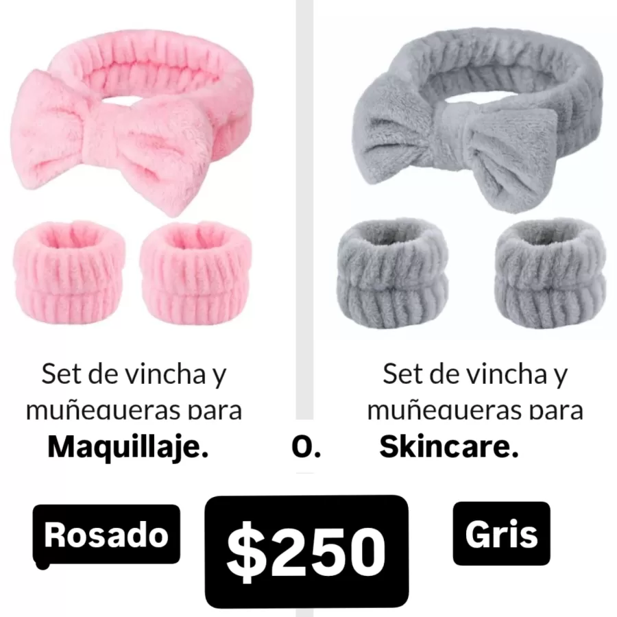 Set Vincha y Muñequera 