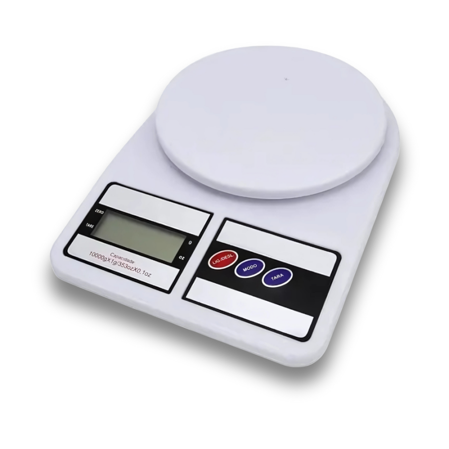 Balanza digital con capacidad máxima de 10 kg