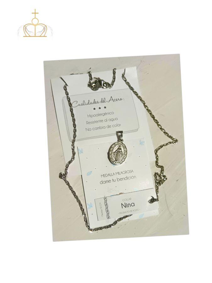 Cadena Virgen Milagrosa 💙