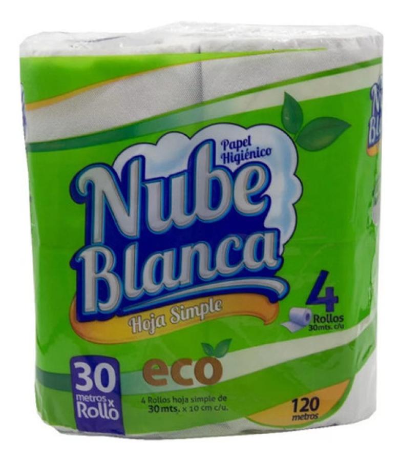 Nube Blanca Toilet Paper 30m x 64 Rolls