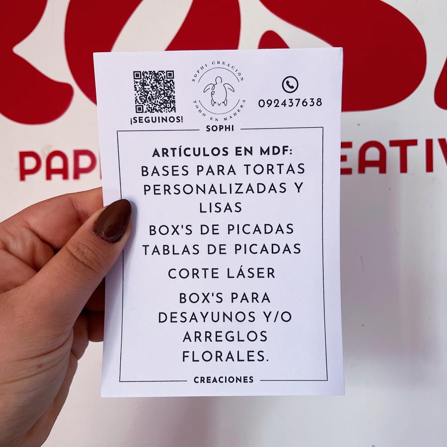 Folletos hoja 75gr x25u