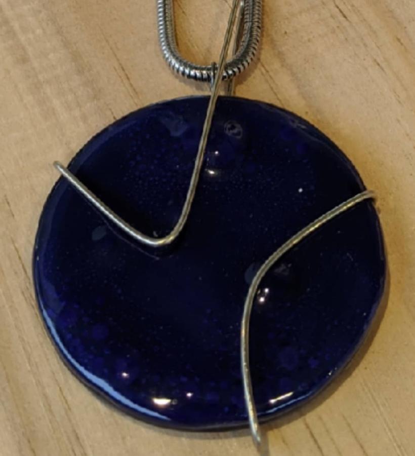 Colgante Circular Con Engarce Grande