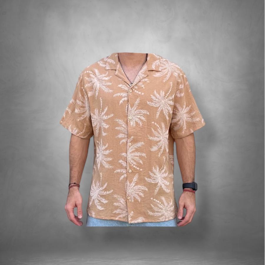 CAMISA LINO MANGA CORTA 