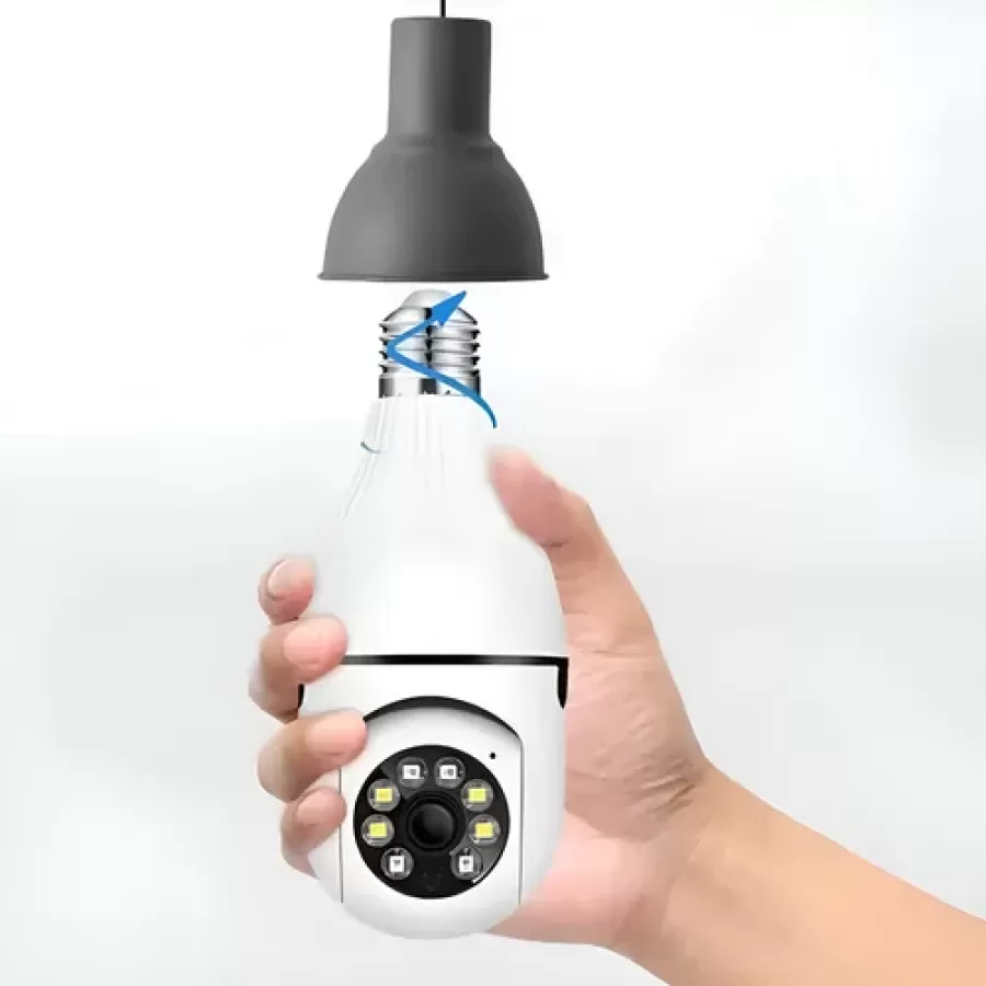 Cámara Seguridad Interior Porta Lámpara