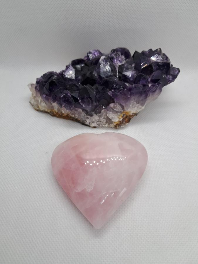 Corazón Cuarzo Rosa Chico