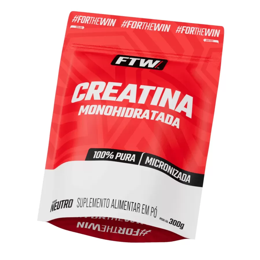 Creatina 100% Pura Monohidratda Micronizada 300grs FTW 